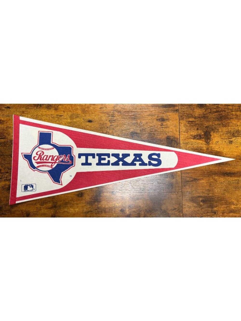 Vintage MLB Texas Rangers pennant